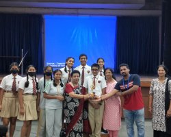 GSIS has won second position in Namaste India 2022-23 group dance inter school competition.