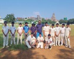 U-14 Boys Cricket Team on their performance in the DSO Cricket Tournament!