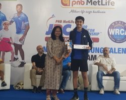 Rafael Mascarenhas won Bronze Medal in the Boys Singles U15 category at the PNB Metlife Junior Badminton Championship 2024 Maharashtra open tournament